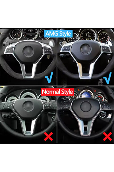 Store Mercedes Direksiyon Çerçevesi W204 W212 W207 W117 W176 Fotoğraftaki Direksiyon Için Uyumlu