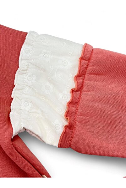 voyyo kids baby Kiz Çocuk 2-3-4-5-6 Yaş Kişlik 3 İp Şardonlu Polarli Kalin Fi̇ti̇lli̇ Taytli Şik Alt Üst Takim