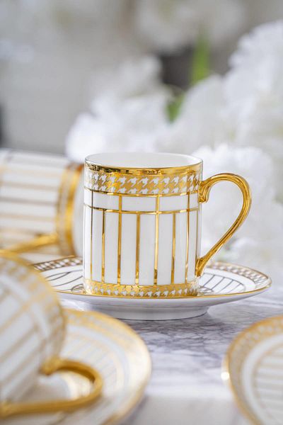 ACAR Mabel Coffee Cup Set for 6 People - 90 ml