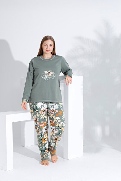 Etoile %100 Pamuk Uzun Kol Kadın Pijama Takımı 98234