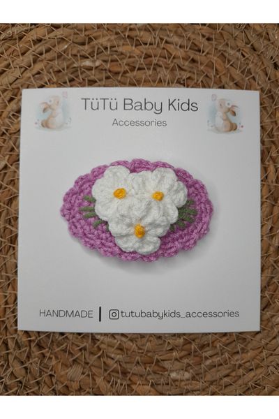 Accessories Daisy Sole Baby Buckle - Baby Girl with Less Hair and Snap Fastener (Single)