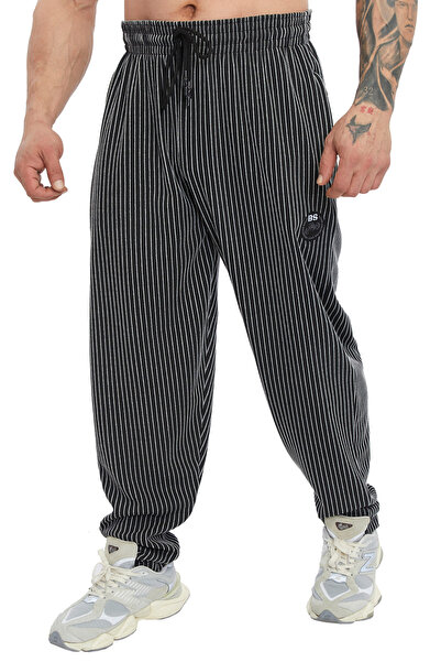 BGSM Pantaloni de trening largi pentru bărbați Pantaloni sport sezonieri BGSM...