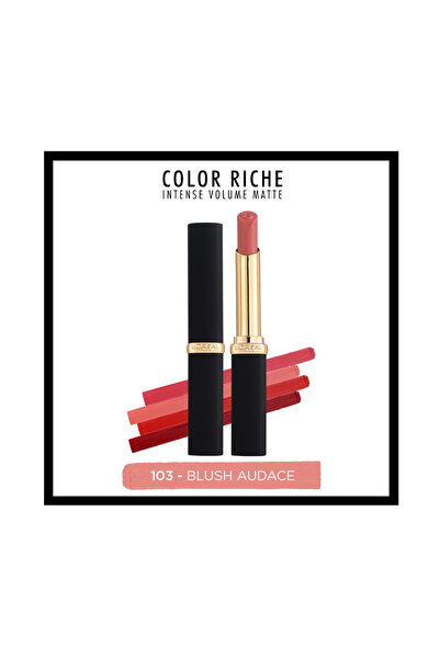 L'Oreal Paris أحمر الشفاه غير اللامع ذو الكثافة العميقة من لوريال باريس - 103...