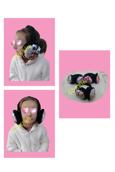 Gökbin Dečije Pliš slušalice Zimske panda slušalice Mickey Minnie Mouse trend...