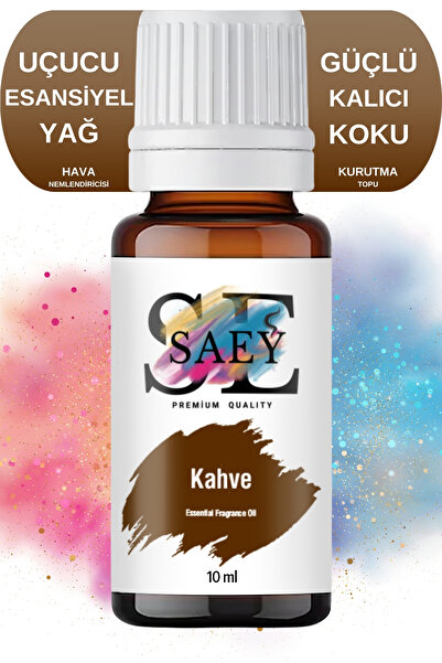 SAEY Kahve Esansiyel Uçucu Koku Yağ Buhurdanlık Yağı Difüzör Esansı Hobi Esan...