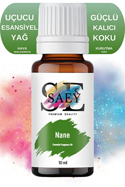 SAEY Nane Esansiyel Uçucu Koku Yağ Buhurdanlık Yağı Difüzör Esansı Hobi Esans...