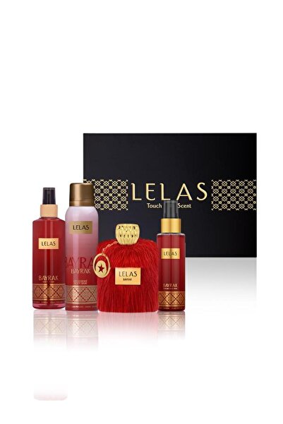 Lelas 1578 Bayrak Uniseks Hediye Kutulu 4'lü Parfüm Seti