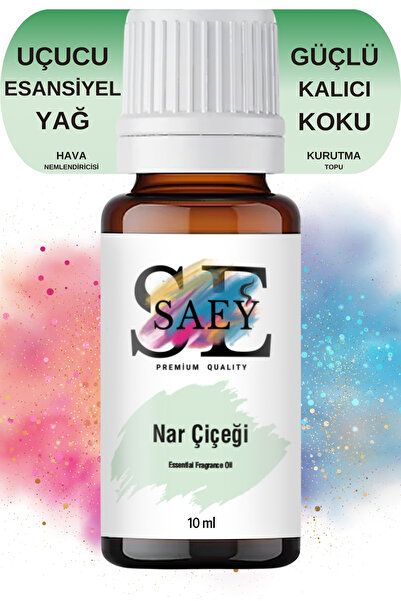 SAEY Nar Çiçeği Esansiyel Uçucu Koku Yağ Buhurdanlık Yağı Difüzör Esansı Hobi...