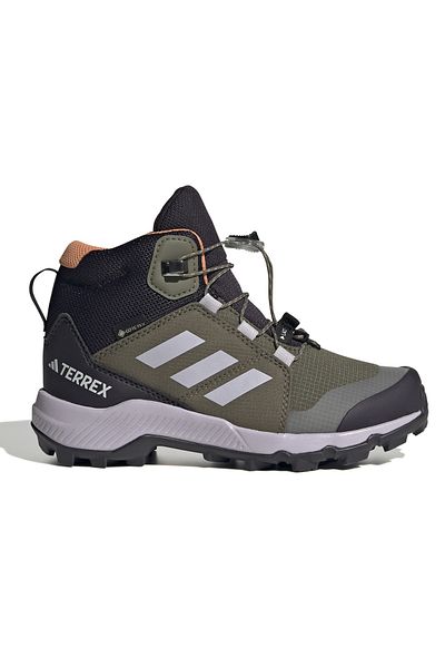 adidas Terrex Mid Gtx K - Παιδικές Χακί Μπότες εξωτερικού χώρου ID0928