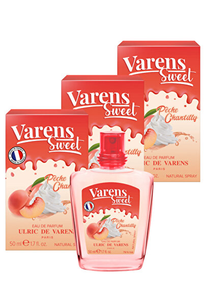 Ulric De Varens Pêche Chantilly Meyvemsi Kadın Parfüm Edp 3'lü Set 3x50 ml