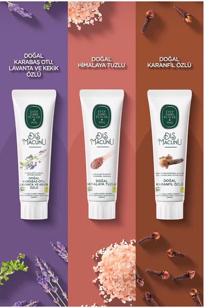 Eyüp Sabri Tuncer Eyüp Sabri Tuncer - Toothpaste (Cloves, Blackwood Herb, Himalayan Salt - 90 ml)