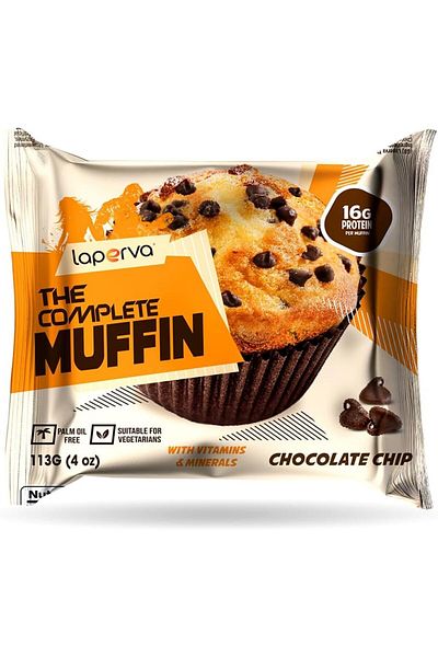Laperva The Complete Muffin, Chocolate Chip, Pack of 6 Piece