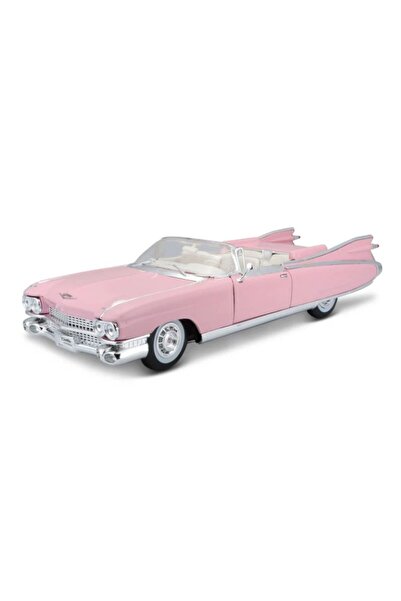 Maisto 1959 Cadillac Eldorado Biarritz Pembe 1:18 Ölçek Klasik Model Araba
