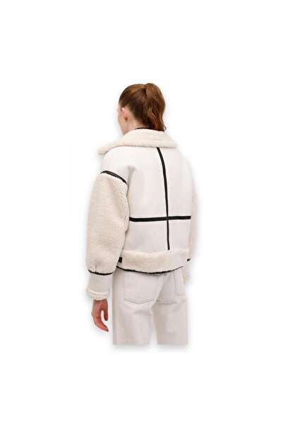 lumberjack Nancy 6Nsed0203 Cream Women's Jacket - 4W,Wl,4Pr Model