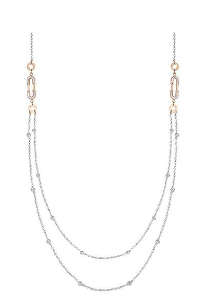 Daniel Klein Mtk11376 Steel Silver Color Necklace