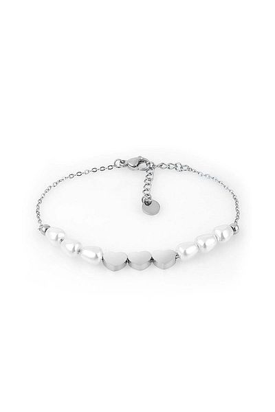 Daniel Klein Mtk11297 Silver Color Steel Women's Bracelet