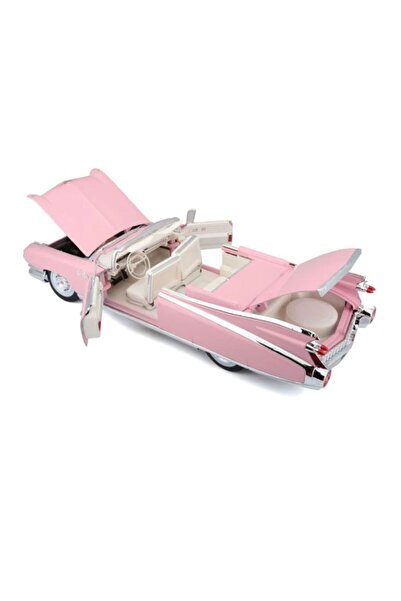 Maisto 1959 Cadillac Eldorado Biarritz Pembe 1:18 Ölçek Klasik Model Araba