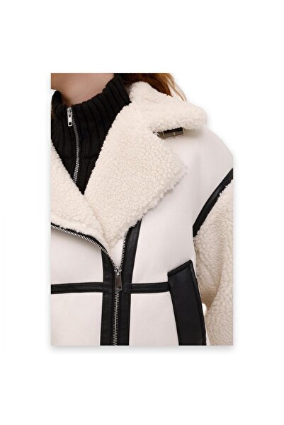 lumberjack Nancy 6Nsed0203 Cream Women's Jacket - 4W,Wl,4Pr Model