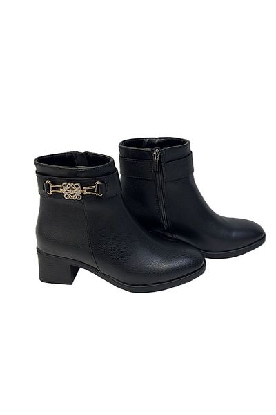 KAFKASLAR AYAKKABI Kafkaslar Short Size 4 cm Thick Short Heel New Model Boots