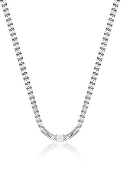 Daniel Klein Mtk11341 Steel Silver Color Necklace