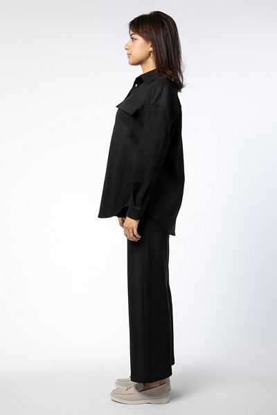 Blue Age Dystopian Street Woven Trouser_L_Black
