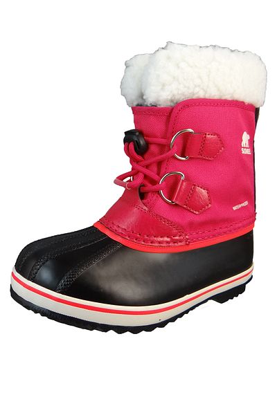 Sorel Kinder Stiefel Winterschuhe Yoot Pac Nylon Wp 1855211 Rosa 600 Bright Rose Mit Aerotrac & 2
