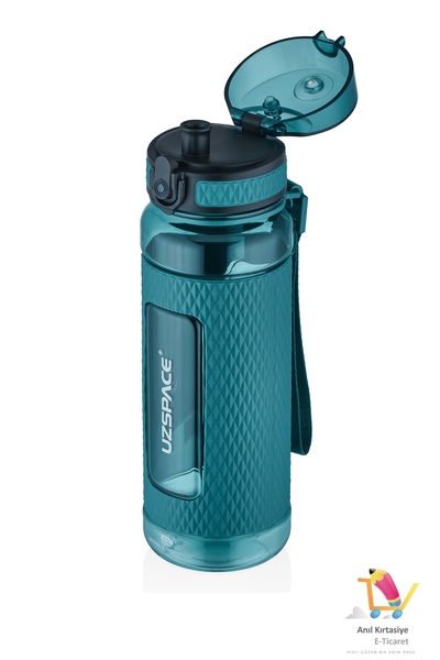 Uzspace 800ml - Large Size - Tritan Water Bottle Silicone Protected Non-Slip Body