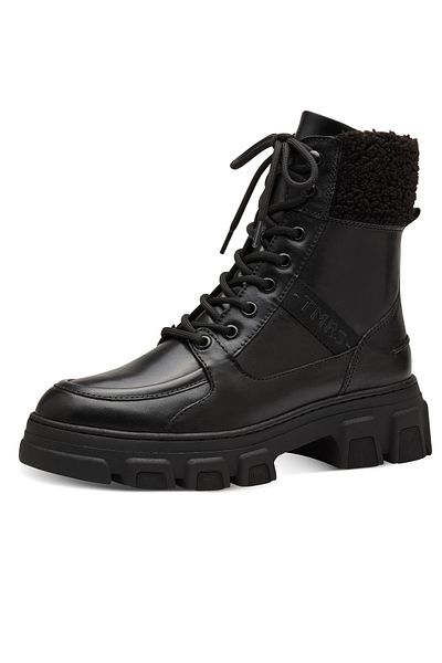 Tamaris Tamaris Black Booties Womens Shoes