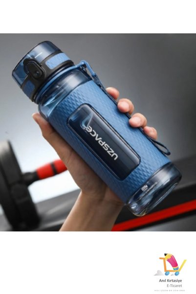 Uzspace 800ml - Large Size - Tritan Water Bottle Silicone Protected Non-Slip Body