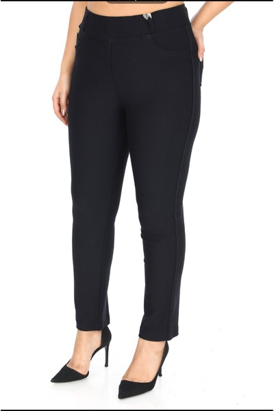 PARKDERİN سراويل كبيرة الحجم مصنوعة من قماش الصلب والقطن والليكرا بالكامل