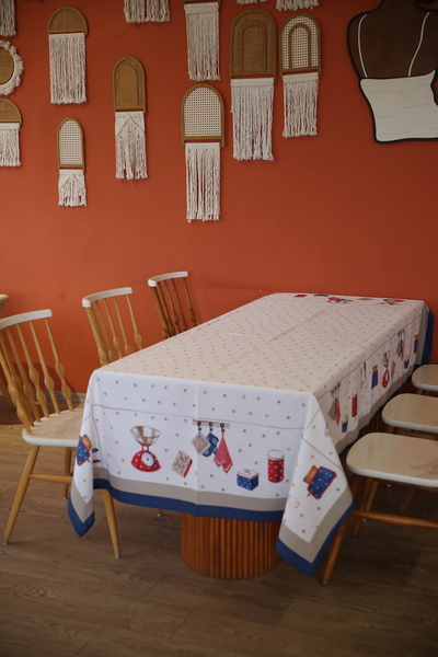 Home Masa Örtüsü Mutfak Desenli Puantiyeli