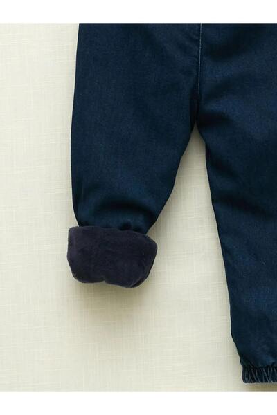 LC Waikiki LCW baby İndigo Beli Lastikli Basic Erkek Bebek Jean Pantolon