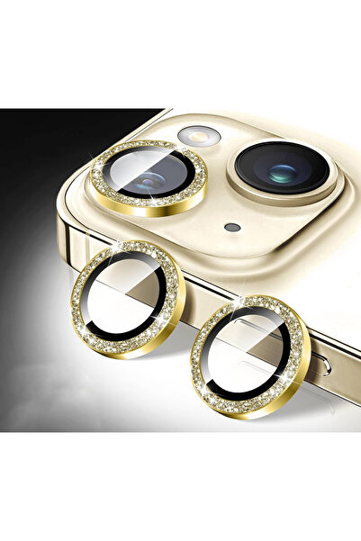 Powerfox Iphone 13 /13 Mini Uyumlu Alüminyum Alaşım Işıldayan Sim Kamera Lens...