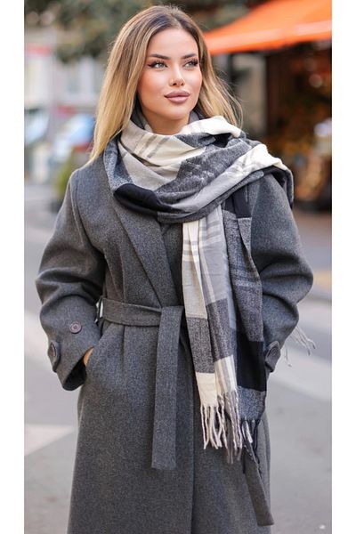EKOSELİ Cashmere Wool Shoulder Shawl