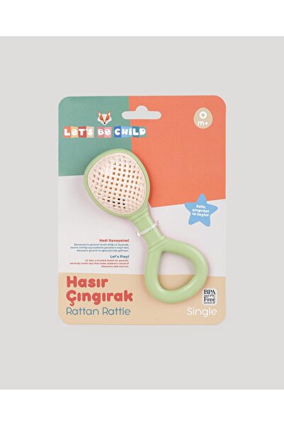 lets be child Tekli Hasır Çıngırak Yeşil