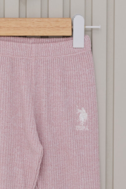 U.S. Polo Assn. Baby Girl Pink 2-Piece Baby Set