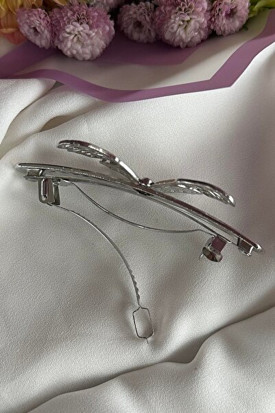 TAKIŞTIR Ασημί Χρώμα Πεταλούδα Φιγούρα Μεταλλική Πόρπη Αυτόματης Πώλησης