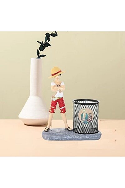 Livava Симпатичний поліестеровий пенал з фігуркою, червоний, 18x13-