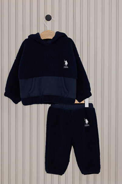 U.S. Polo Assn. طقم U.S. Polo Assn للأولاد الرضع، باللون الكحلي