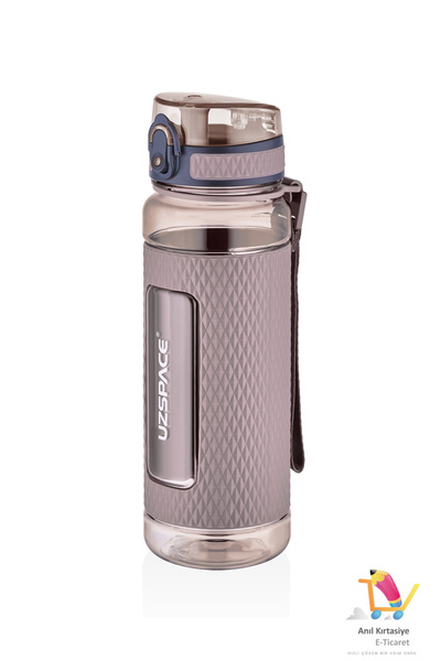 Uzspace 800ml - Large Size - Tritan Water Bottle Silicone Protected Non-Slip Body