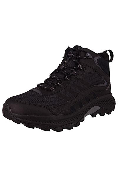 Merrell Herren Wanderstiefel Stiefel Wanderschuhe Speed Strike 2 Mid Gtx J 037817   Schwarz Black Textile/Synth