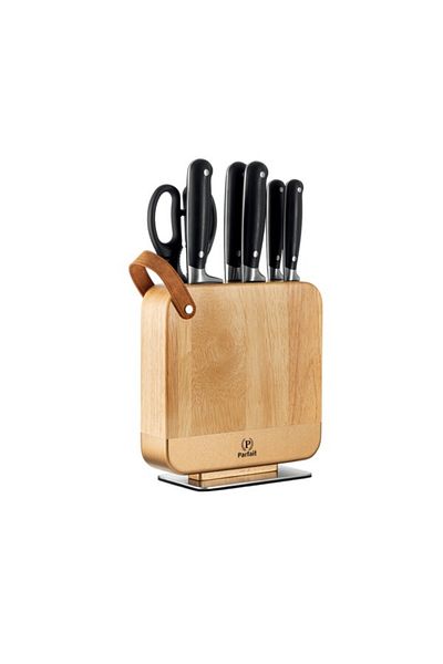 Parfait 6-Piece High Quality Kitchen-Knife Set with Wooden Stand
