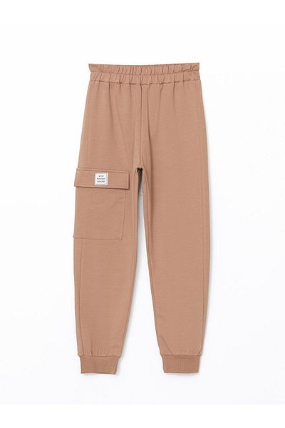 LC Waikiki Pantaloni de sport cargo pentru băieți cu talie elastică LCW