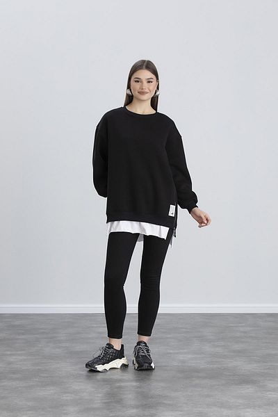 LİYACA Hanorac oversize cu gât