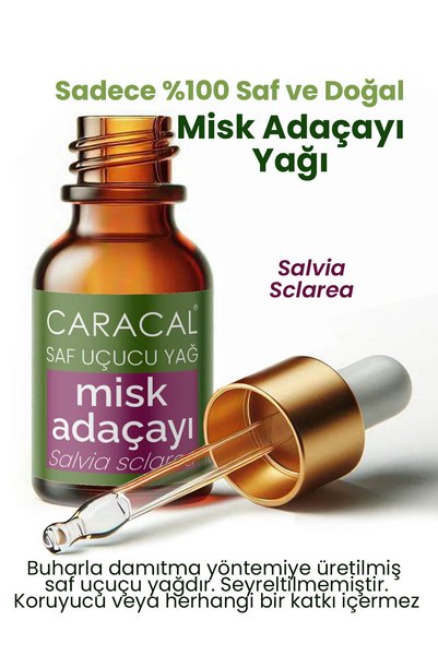 caracal 10ml 100% Pure Clary Sage Oil - Natural Pure Sage - Clary Sage