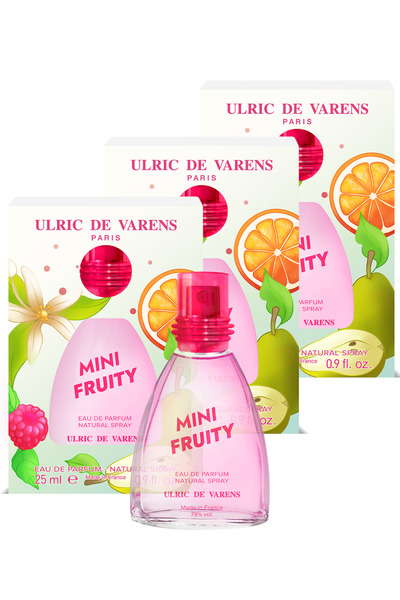 Ulric De Varens Mini Fruity Meyvemsi Kadın Parfüm Edp 3'lü Set 3x25 ml