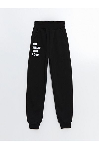 LC Waikiki Pantaloni de trening pentru fete cu talie elastică LCW