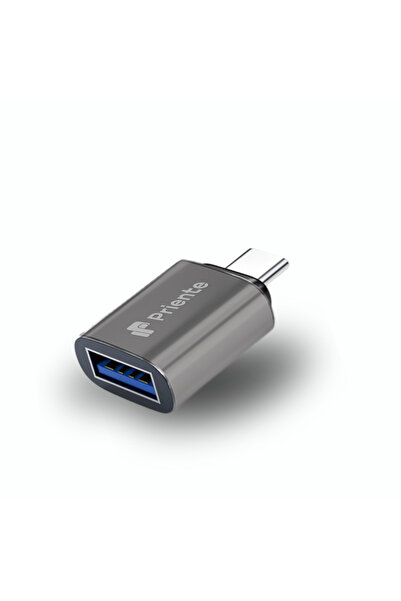 PRIENTE CCA01 Type-C To USB 3.1 Dönüştürücü Metal Adaptör Mini OTG (Priente T...