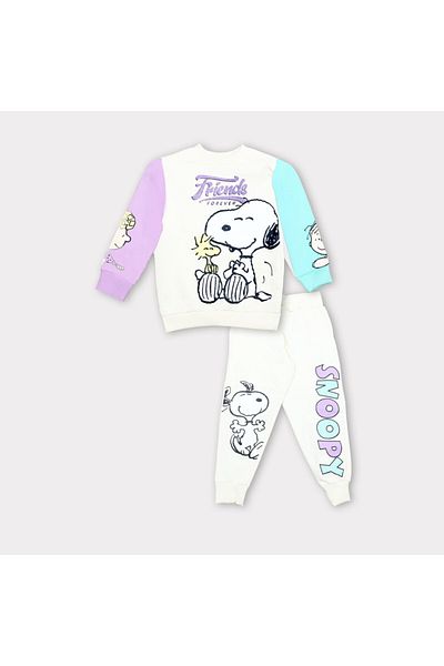 SNOOPY Toddler Girls Sweatshirt and Joggers Set