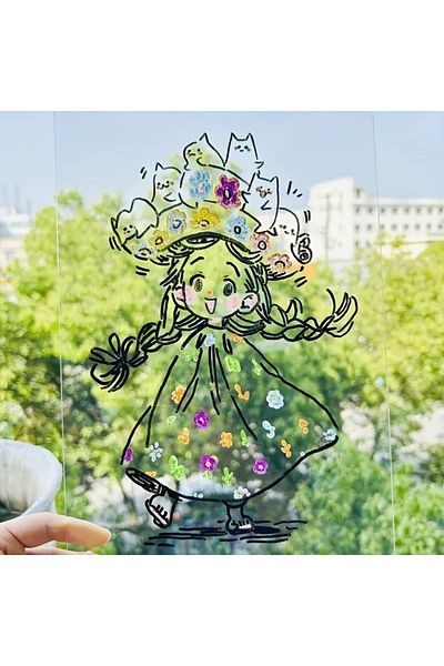 Pleksi Marketi Clear Acrylic Plate - 30X20 cm Decorative DIY Sheet